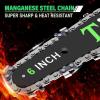 imageMini Chainsaw 6 inch Chainsaw Chain 1PCS Bar Length 6quot Pitch 14quot LP Drive Links 36 Gauge 0043quot