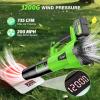 imageTietoc Cordless Leaf Blower Green 1Pack ampamp 6 Inch Mini Electric Chainsaw Light Green 1Pack