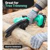 imageTietoc Cordless Leaf Blower Green 1Pack ampamp 6 Inch Mini Electric Chainsaw Light Green 1Pack