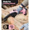 imageTietoc Cordless Leaf Blower Green 1Pack ampamp 6 Inch Mini Electric Chainsaw Pink 1Pack