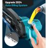 imageTietoc Mini Chainsaw Cordless 6 Inch Gardener Friendly Deals 2024 Prime Gift Day Today