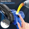 imageTietoc Mini Chainsaw Cordless 6 Inch Green  Blue Deals 2024 Prime Gift Day Today Super Handheld Rechargeable Chain Saw With Security Loc