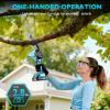 imageTietoc Mini Chainsaw Cordless 6inch Lightweight Handheld Electric Saw Battery Powered Pruning Chain Saw Kit for Household and Garden Gifts for Men Dad Husband Gardener and DIYerBlue  6 inch