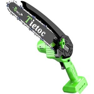 imageGreen Mini Chainsaw Cordless 8 Inches LJ